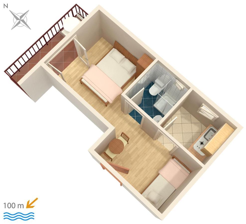 Apartments By The Sea Podaca, Makarska - 516 Exterior foto